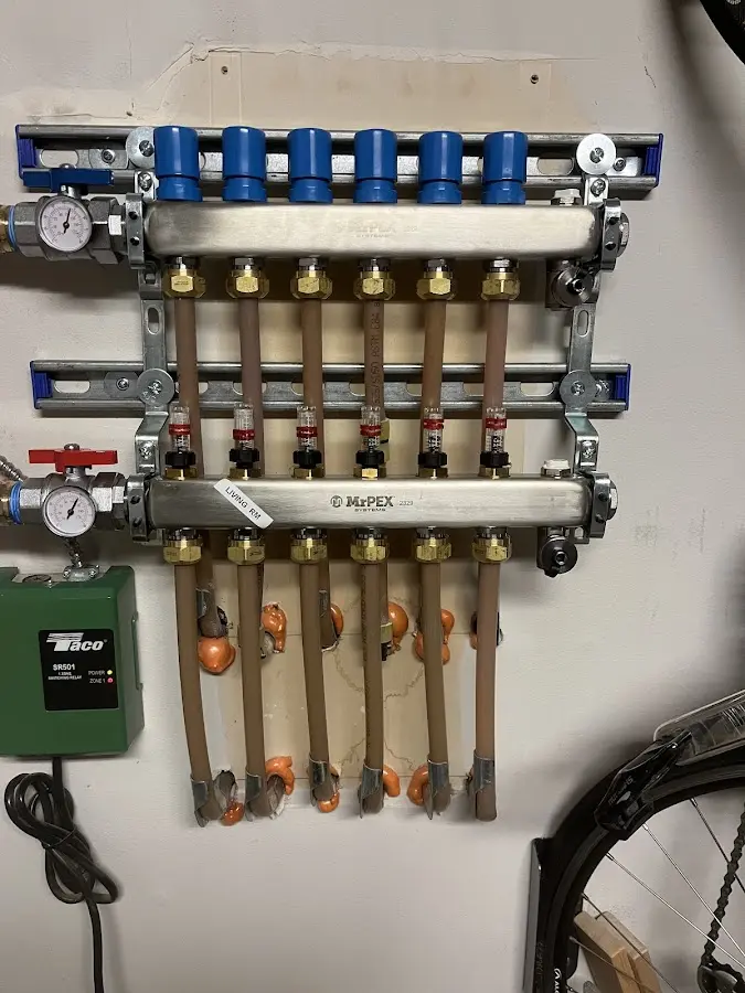 Plumber performing Gas Leak Detection at a residential property in Pollock Pines